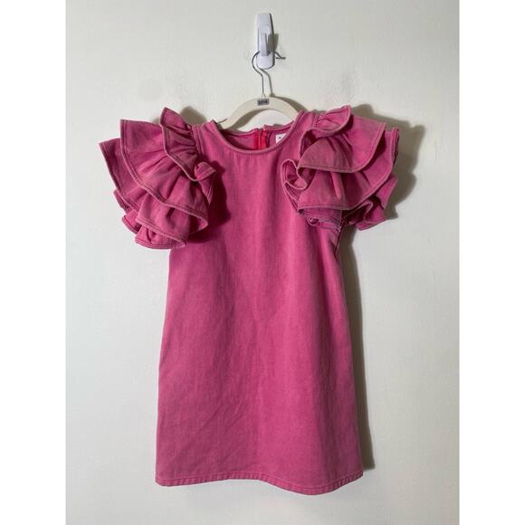 Lola + The Boys Dresses & Skirts - Lola the Boys Pink Flutter Sleeve Knee Length Dress Sz 6